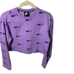 Nike sweater and Biker Short Set